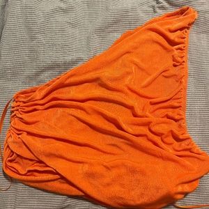 One shoulder tube top